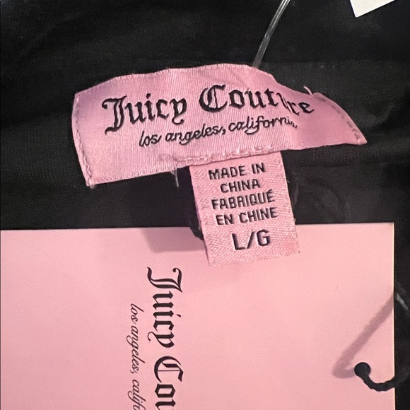 Juicy Couture Black cropped Hoodie L - Picture 8 of 8